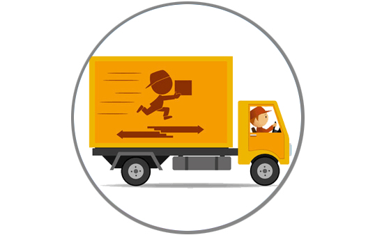 專業送貨車隊，保障及時出貨
